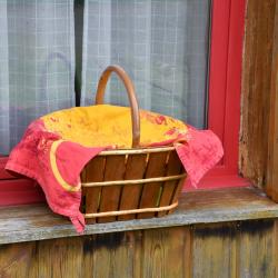 Continental breakfast basket by your window side
