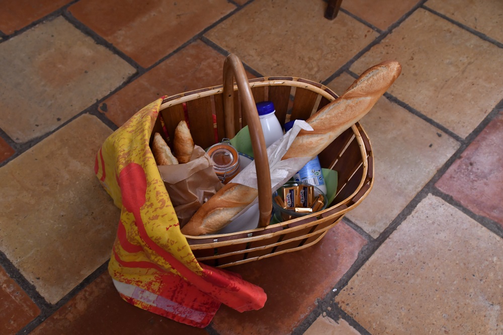 Continental breakfast basket